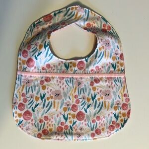 Floral Print Baby Bib